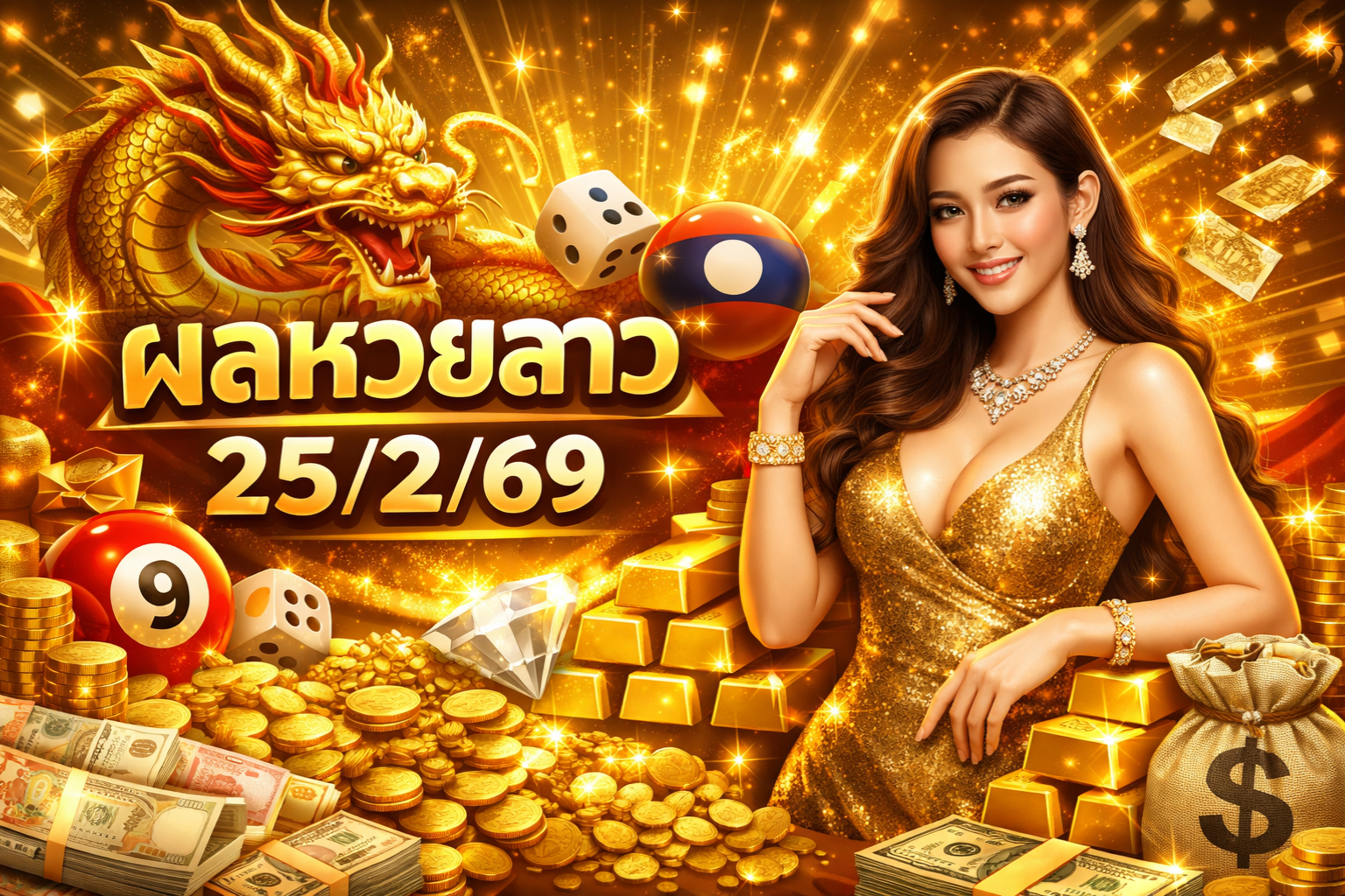 ผลหวยลาว25/2/69