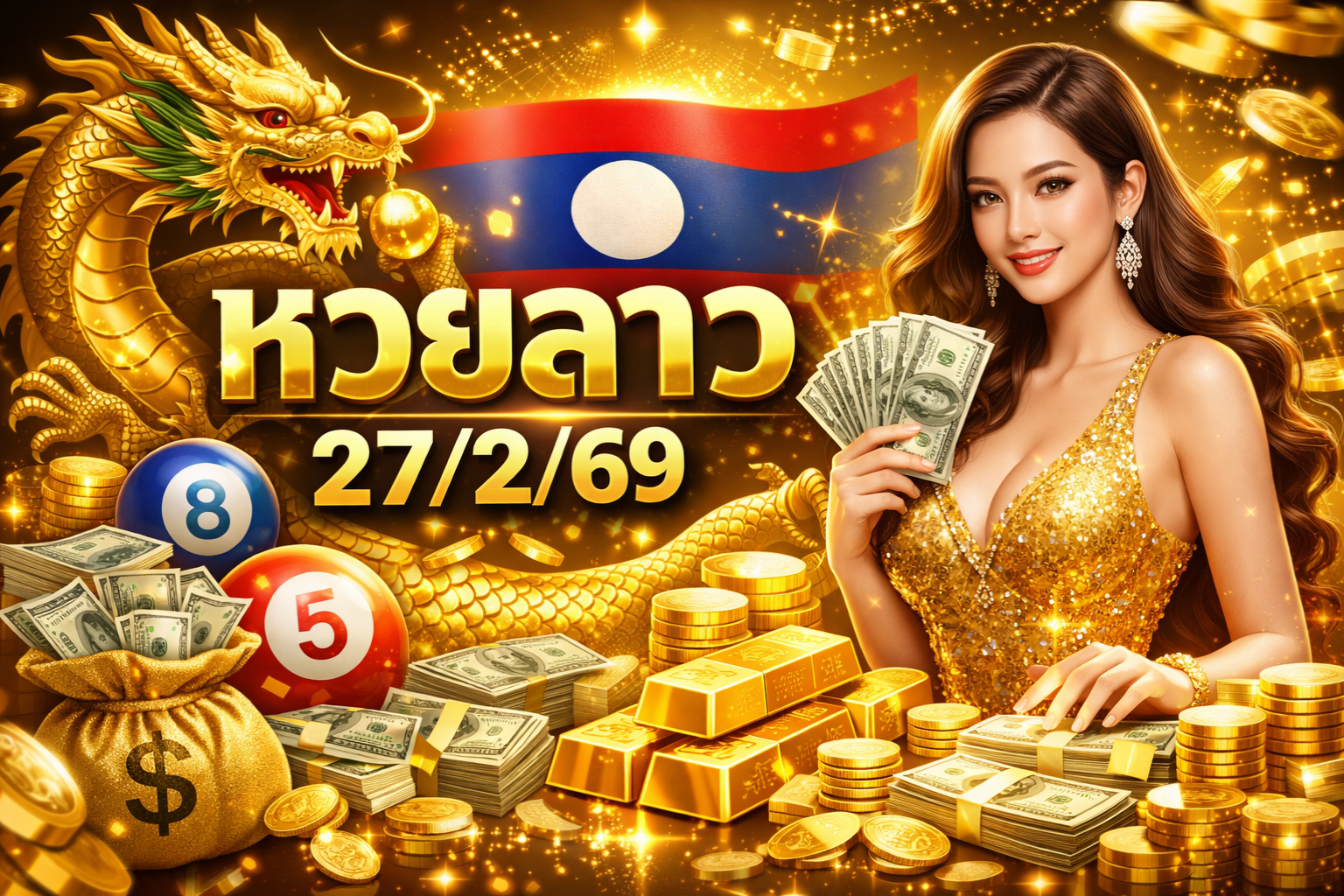 หวยลาว 27/2/69