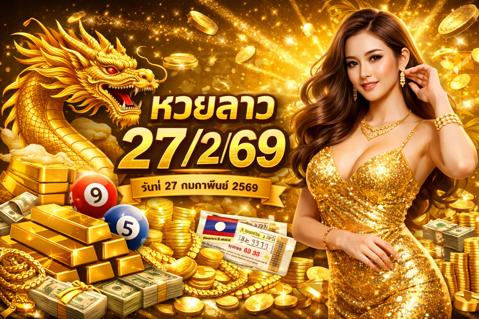 หวยลาว27/2/69