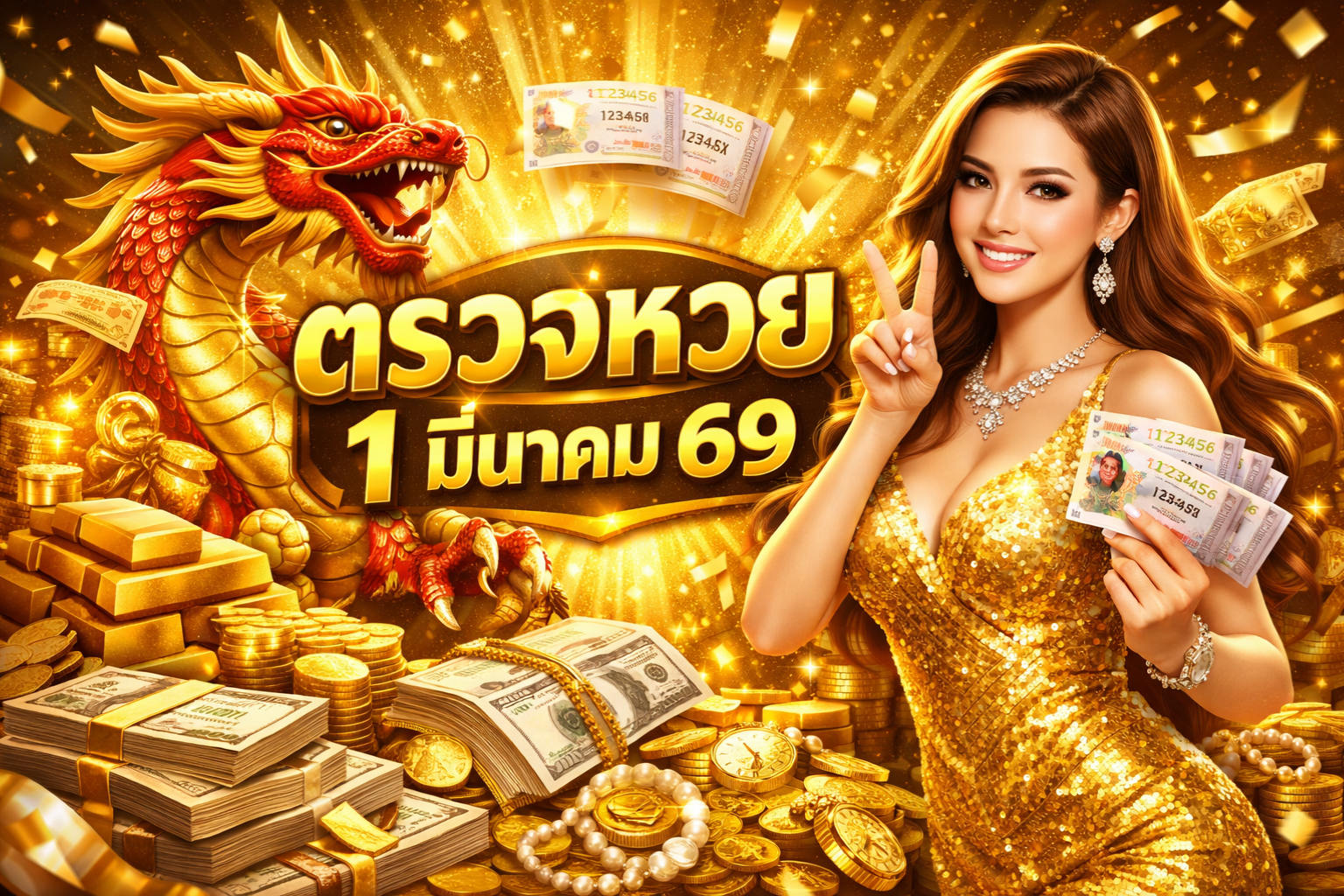 ตรวจหวย1มีนาคม69