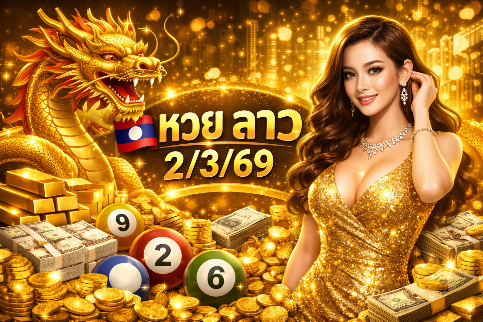 หวย ลาว 2/3/69