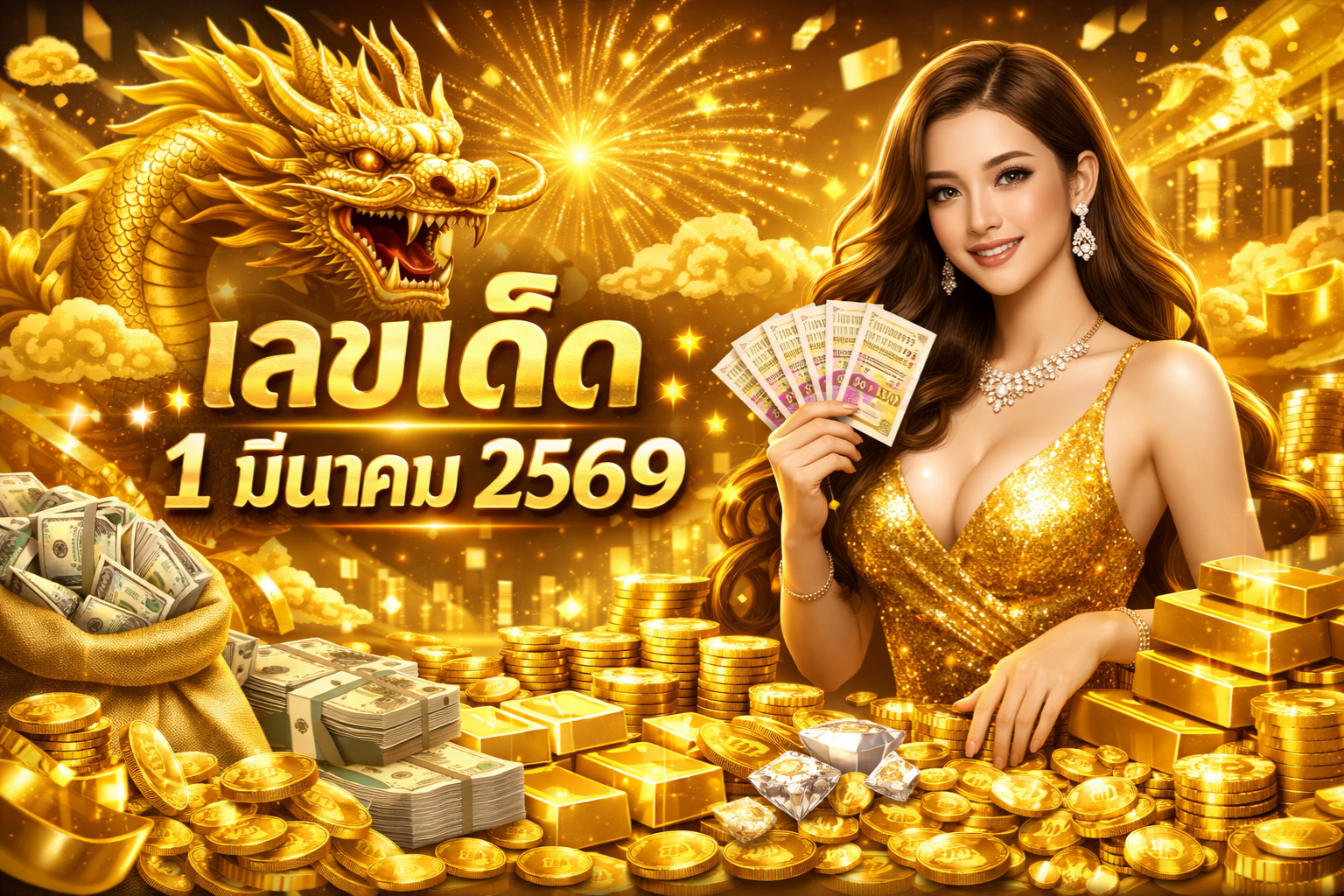 เลขเด็ด 1 มีนาคม 2569